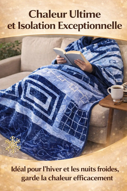 🥶 Couverture Hiver Luxe™ – Douce, épaisse et incroyablement chaude