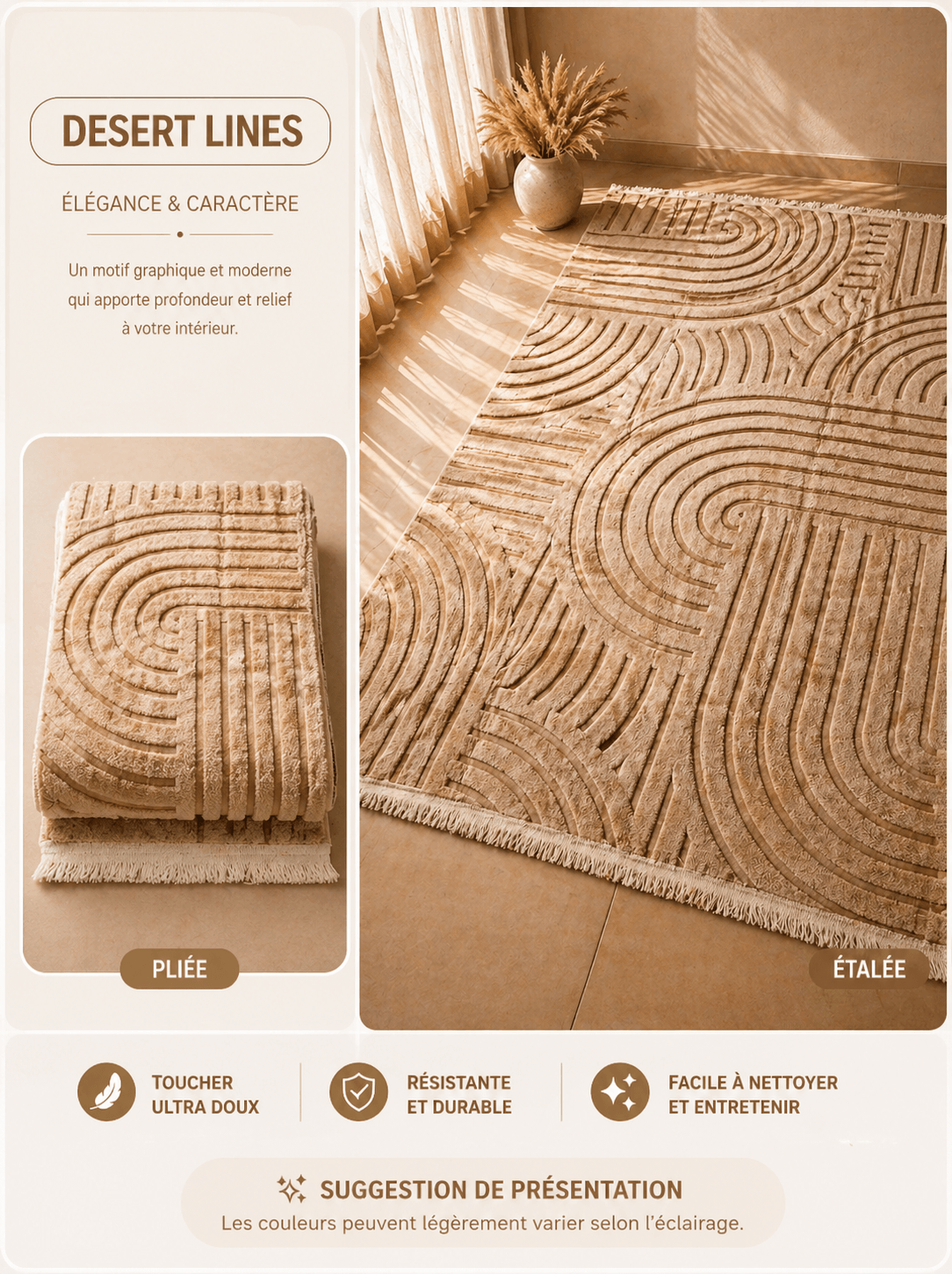 Moquette Desert Lines - Édition Premium