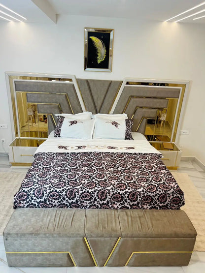 Parure de Lit Sultana – 6 Pièces • Modèle Premium Confort & Élégance