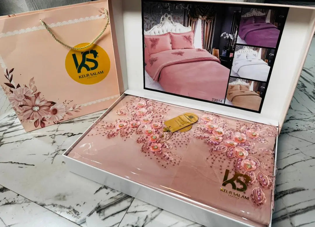 Parure de Lit Prestige Bella Perla – 6 pièces | Luxe & Élégance