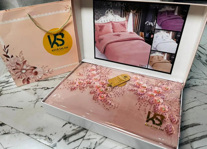 Parure de Lit Prestige Bella Perla – 6 pièces | Luxe & Élégance