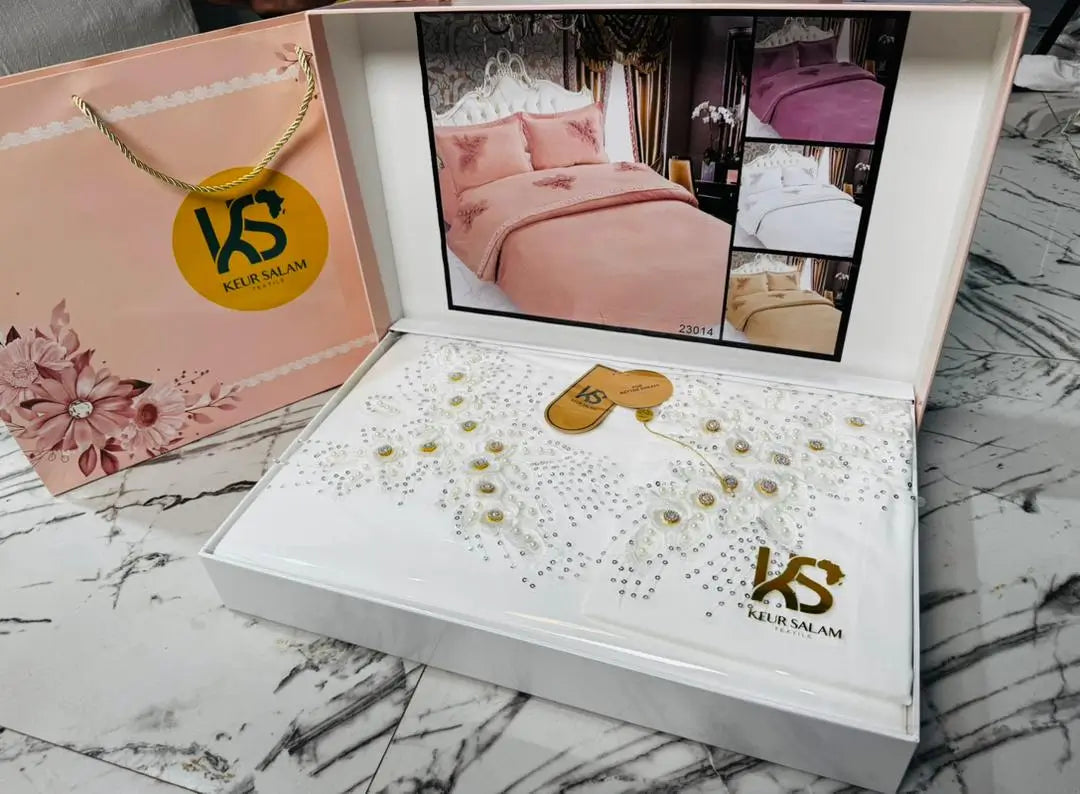 Parure de Lit Prestige Bella Perla – 6 pièces | Luxe & Élégance