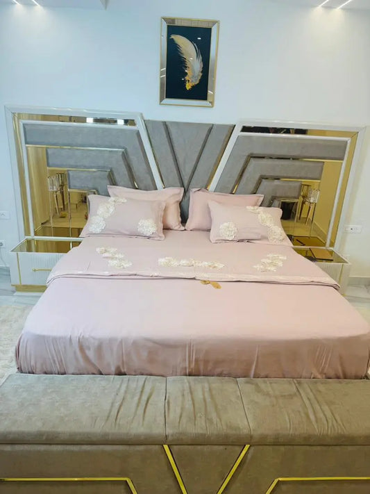 Parure de Lit Prestige Bella Perla – 6 pièces | Luxe & Élégance